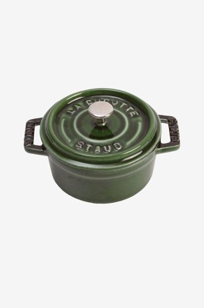 Staub - Gryta La Cocotte rund 10 cm, 0,25 L - Grön - Grytor & kastruller - Från Homeroom