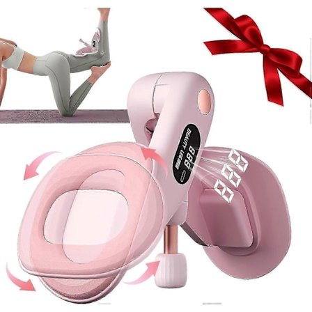 Lårtræner til kvinder, Indre lårtræner med LED-tælleskærm, Justerbar modstand Hofte- og bækken træner - Perfekt