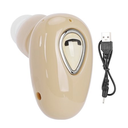 YX01 Bärbar Bluetooth-headset Hörlurar Exklusive Laddningsbox Subwoofer HD Samtal Hudfärg