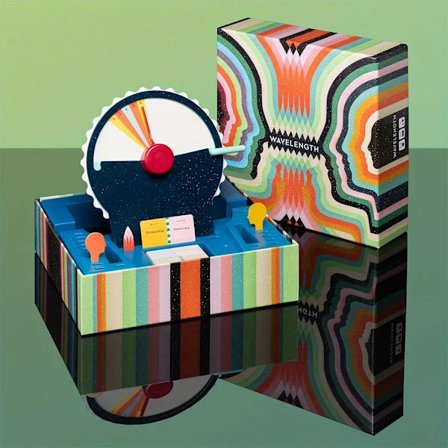 Wavelength Telepatisk Partyspill Les Tanker for 2-12 Spillere Alder 14+ fra CMYK Brettspill-FQ-