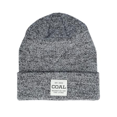 Coal - Grau cuff Mütze - The Uniform Mid/Polylana Black Marl Cuff @ Hatstore