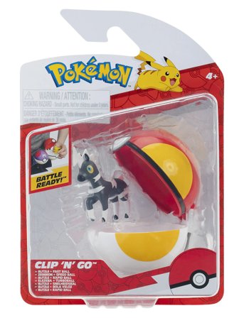 Pokemon Clip N Go Blitzle W Fast Ball Patterned Proxy