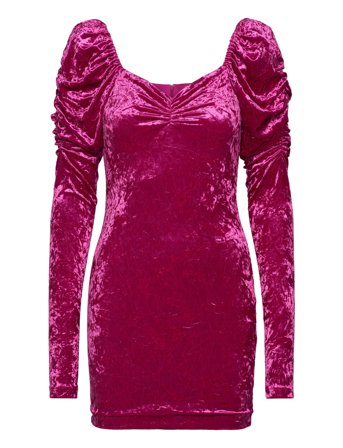 ROTATE Birger Christensen | Velvet Puff Mini Dress | 38