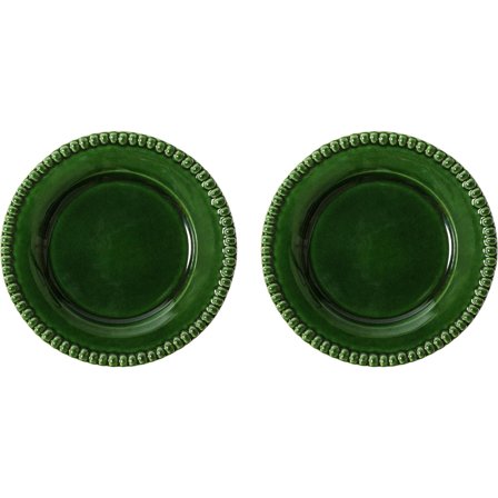 Potteryjo Daria tallerken, Ø22 cm, moss, 2 stk. | KitchenOne