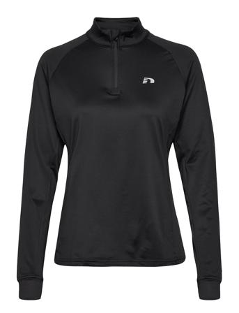Women Core Midlayer Sweat-shirts & Hoodies Fleeces & Midlayers Svart Newline