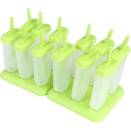 Isformer i plast, ispinne-maskin, BPA-fri, kjøkkenredskaper for barn, ispinneformer, 2-pakning