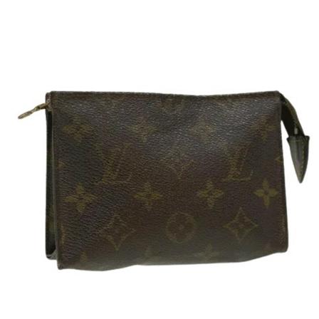 Louis Vuitton Vintage, Pre-owned Canvas pouches Bruin, Dames, Maat:ONE Size,leer