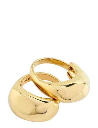 Pilgrim | Harrison Rings, 2-In-1 Set, Gold-Plated | ONE SIZE