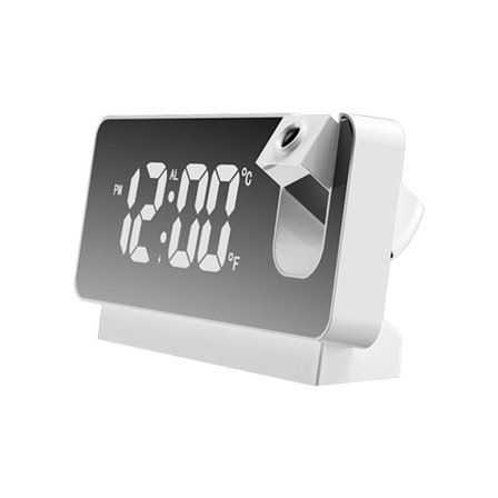 Väckarklocka projektion Väckarklocka VIT - VIT LJUS VIT -