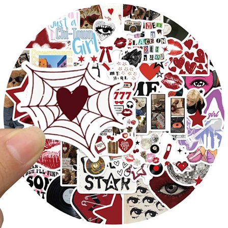 50 stk Downtown 90-tallet Y2k klistremerker Retro estetiske moderne jenter klistremerke bagasje bærbar gitar dagbok vanntett vinyl bil klistremerker 