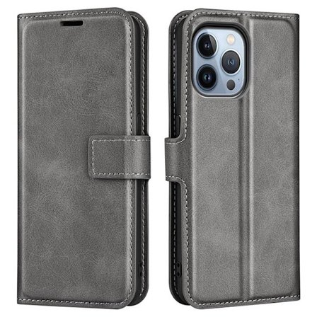 Flip Folio iPhone 14 Pro Plånboksfodral - Grå