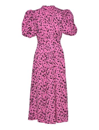 Fine Jacquard Puffy Dress Dresses Party Dresses Rosa ROTATE Birger Christensen