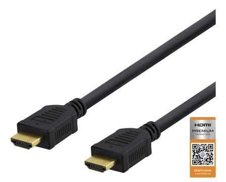 Deltaco HDMI 2.0-kabel 2m 4K@60Hz