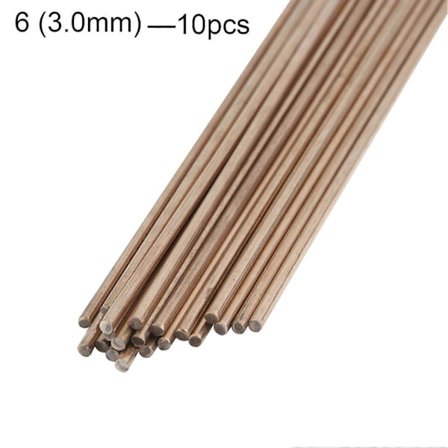 10 st 1,0/1,6/2,0/2,5/3,0 mm Dedikerade TIG-svetspinnar Låg smältpunkt Lättanvända svetsmaterial Kylskåpssvetspinne för industri