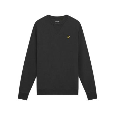 Lyle & Scott, Round-neck Knitwear Zwart, Heren, Maat:XL,Cotton
