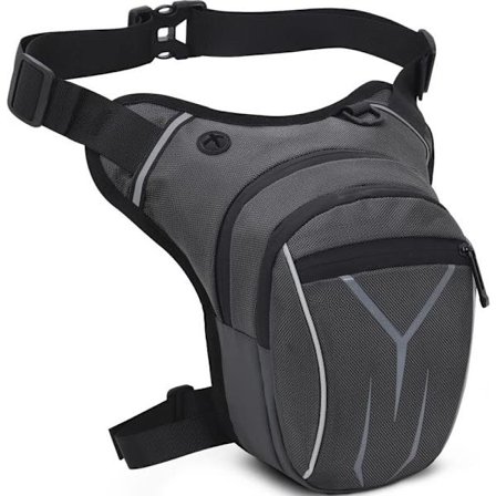 Benpose til Mænd Fanny Packs Kvinder Mænds Udendørs Lårposer Motorcykel Kørsel Crossbody Rygsæk Skulder Sling Pak Camping