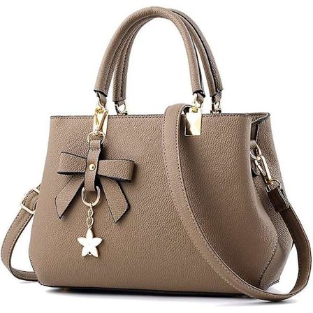 Womens Handbags, New Top Handle Bag, Pu Leather Ladies Shoulder Bag Messenger Bag With Exquisite Metal Pendant, Fashion Tote Bag For Casual & Work