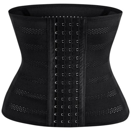 waisttrainer træningskorset korsetter sort 6XL