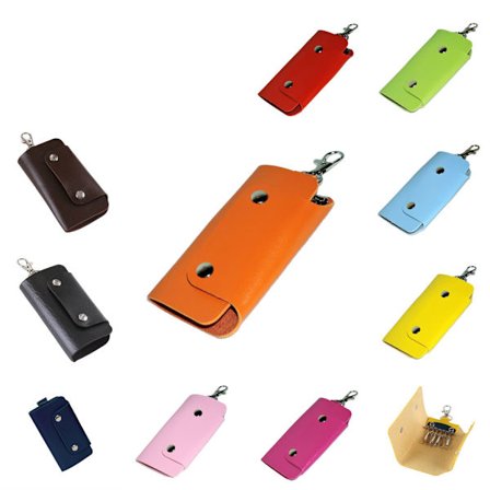 Nøgleholder i kunstlæder - Flere farver