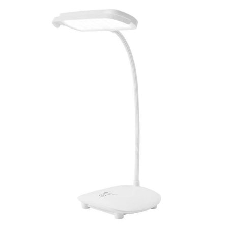 2 stk 13200mah 40 LED Trådløs USB Oppladbar Skrivebordslampe, Barneleselampe Berøringslampe 3 Farger 3 Moduser Dimbar, Batteridrevet Sengelampe