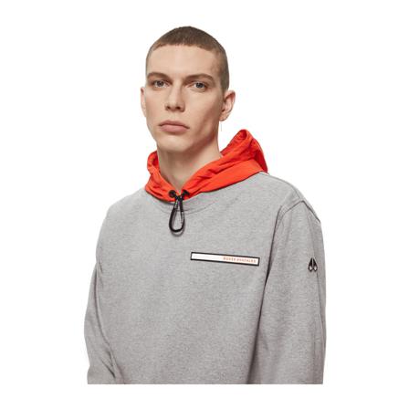 Moose Knuckles Hoodie with Logo , Grijs , Heren , Maat: S