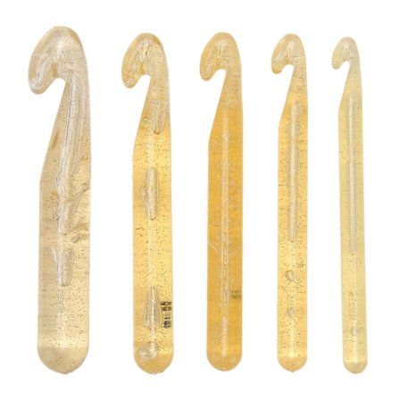 5 stk. Kæmpe Hæklenål Glat Plast Fortykkede Assorterede Størrelser Kæmpe Hæklenåle til Tæppe Halstørklæde Vævning