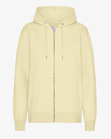 Classic Organic Zip Hood - Soft Yellow 2XL