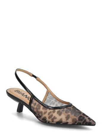 Bianco Biakristin Kitten Heel Slingback Mesh - Multi/patterned - 41