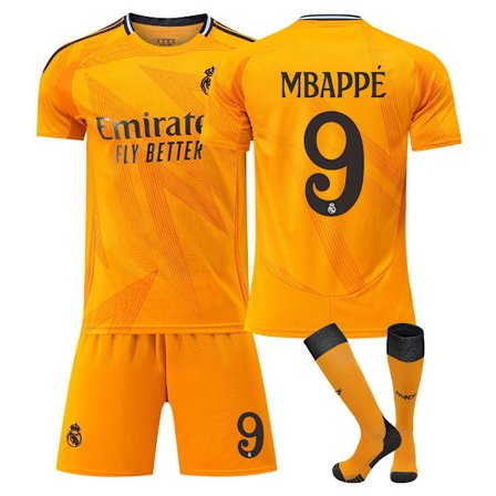 2024-2025 Real Madrid Aawy Barn og Voksen Fotballtrøye Jersey Nr. 9 Mbappe 26