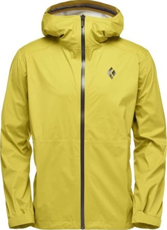 Black Diamond Men's Stormline Stretch Rain Shell Men rain jackets Yellow L