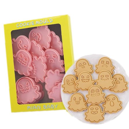 10 ST Tecknad Halloween form Cookie skärande form