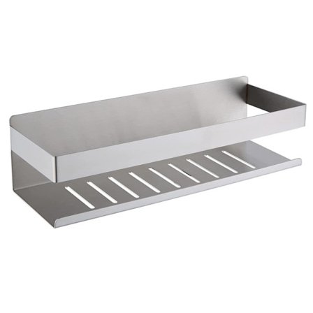 Itseliimautuva suihkuhylly, poraamaton kylpyhuoneen järjestäjä SUS304 ruostumaton teräs, 30 cm