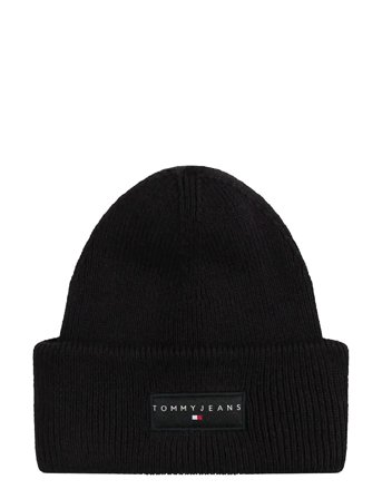 Tjm Linear Beanie Black Tommy Hilfiger