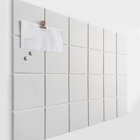 Lydabsorberende Akustikpanel 6-pak Selvklæbende Lydisolerende Filtpaneler Væg