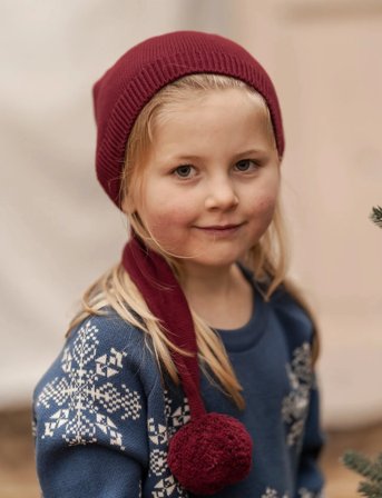 Hanevild Snowflake Blouse, Blue - Navy - 86