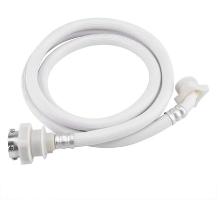 PVC vaskemaskin slanger, slange for vaskemaskin vanninntak rørkontakt, 2 meter