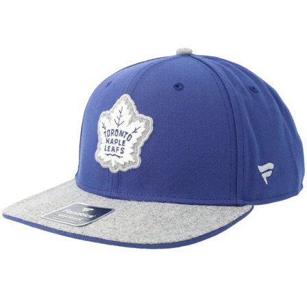 Fanatics - NHL Blau Snapback Cap - Toronto Maple Leafs Loden Flat Brim Blue/Gray Snapback @ Hatstore