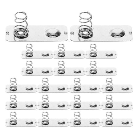 20 st Precision Aa Batterikontakt Fjäderplattor Leksaker Och Tillbehör Metallkontaktplattor För Batteripoler Aa Batterikontaktplatta [DB]
