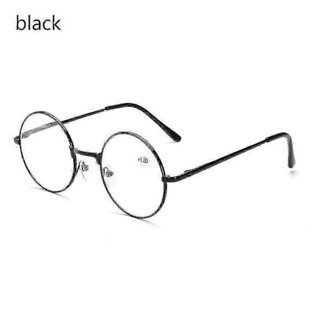Läsglasögon Metall Rund Båge Vintage Herr Dam Presbyopiska Glasögon Unisex Optiska Glasögon Skyddsglasögon för Män