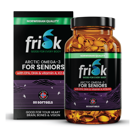 Frisk Arctic Omega-3 Senior, 80 stk.