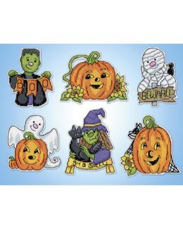 Plast Canvas Halloween venner 6-pak - Design Works Crafts