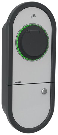 Ensto One Apart Ladeboks med T2-uttak, 7,4 kW, 1-faset, Elfordeling & strømforsyning