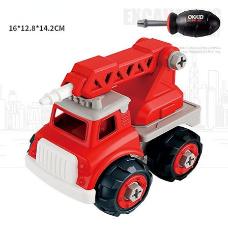 Qian DIY Demontering och montering teknik fordon leksak barn