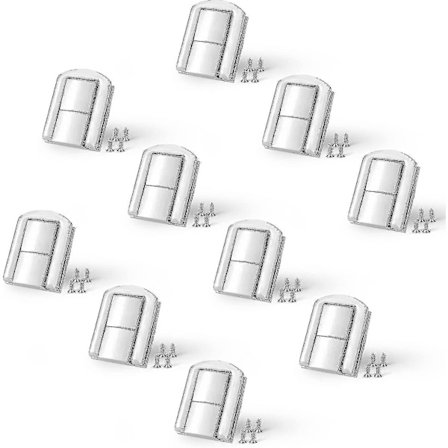 10 stk Smykkeskrin Lås Spenne Skuff Lås Skuff Spenne Lås Spärre Lås Spärrer For Skap, B