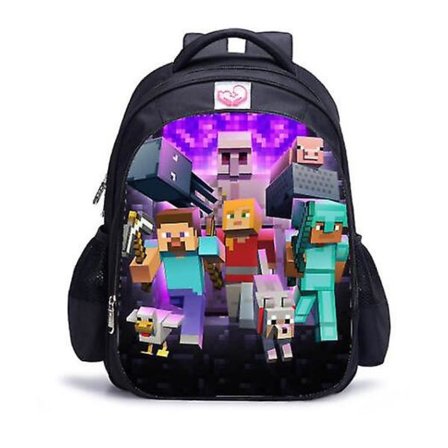 Minecraft vandtæt rygsæk til børn -1