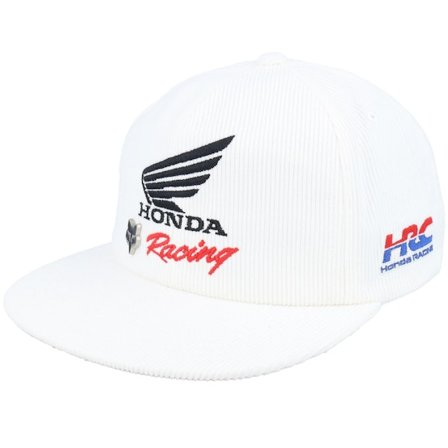 Fox - Blanc snapback Casquette - Honda Racing Cord White Snapback @ Hatstore