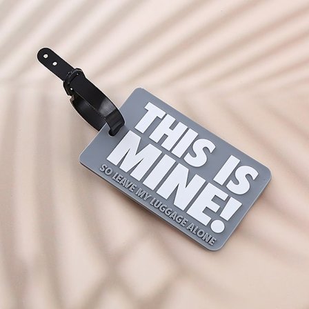 Creative Silicon Letter Bagage Tag Kuffert Bærbar Rejse Ba