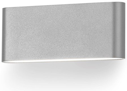 Westal Illusion Plan Ulkoseinävalaisin 5,4 W, 540 lm, 3000 K Harmaa/alumiini, Valaistus