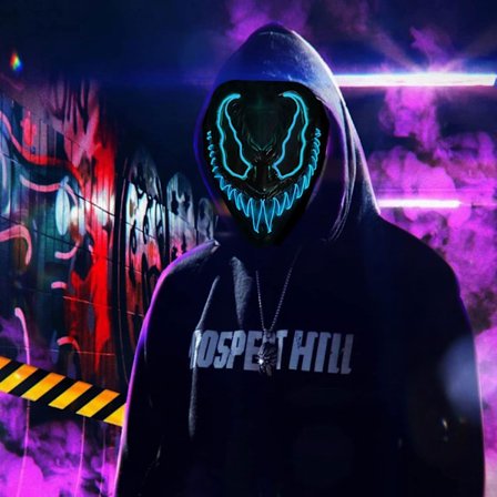 Halloween LED-maske, LED-skeletmaske, LED-rengøringsmasker, horrormaske, halloweenmaske, til karneval, halloween, cosplay og fester