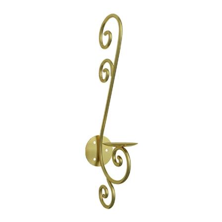 Väggmonterad ljusstake i europeisk stil, metall, te-ljus, vägglampa, bröllop, fest, heminredning